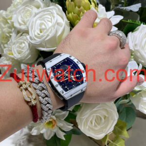 Đồng Hồ Richard Mille Tinh Chỉnh Độc Quyền RM61-01 Yohan Blake CAFQ Ultimate Carbon Top 1 Thế Giới 42,7x50,23mm (1)