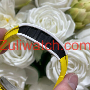 Đồng Hồ Richard Mille Tuỳ Chỉnh Độc Quyền RM61-01 Yohan Blake Asia Gốm Trắng + Chuyển Động Top 1 50,23mm (1)