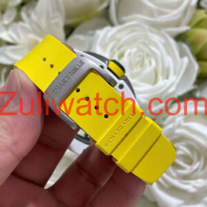 Đồng Hồ Richard Mille Tuỳ Chỉnh Độc Quyền RM61-01 Yohan Blake Asia Gốm Trắng + Chuyển Động Top 1 50,23mm (1)