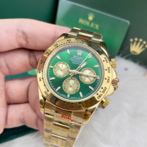Đồng Hồ Rolex Daytona Fake Cao Cấp Máy Cơ Automatic Nhật Mặt Xanh Lá 40mm (3)