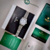 Đồng Hồ Rolex Nữ Đính Đá Dây Kim Loại Giá Rẻ DateJust Mặt Số Trắng 31mm (7)