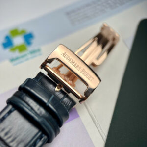 Đồng Hồ Audemars Piguet Royal Oak 15500OR Mặt Xanh Blue Bọc Vàng Nhà Máy APS 41mm (1)