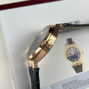 Đồng Hồ Audemars Piguet Royal Oak 15500OR Mặt Xanh Blue Bọc Vàng Nhà Máy APS 41mm (1)