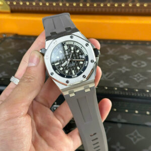 Đồng Hồ Audemars Piguet Royal Oak Offshore 15720 Rep 1 1 Dây Cao Su Màu Xám Nhà Máy APS 42mm (1)