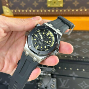 Đồng Hồ Audemars Piguet Royal Oak Offshore 15720 Rep 1 1 Màu Đen Viền Gốm APS 42mm (1)