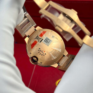 Đồng Hồ Cartier Ballon Bleu Replica 1 1 Màu Vàng Hồng Nhà Máy AF 42mm (1)