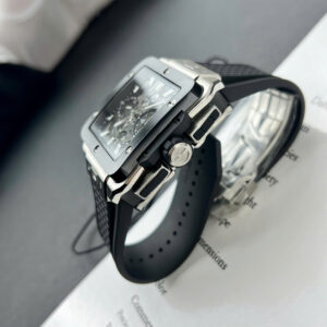 Đồng Hồ Hublot Square Bang Unico Titanium Viền Gốm Đen Nhà Máy BBF 42mm (1)