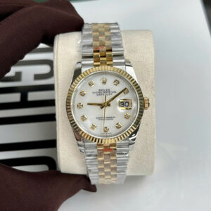 Đồng Hồ Rolex DateJust 126233 Demi Bọc Vàng 18K Mặt Số Xà Cừ Nhà Máy GM 36mm (1)