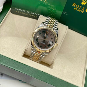 Đồng Hồ Rolex DateJust 126233 Replica Bọc Vàng 18K Mặt Số Wimbledon Nhà Máy GM 36mm (1)