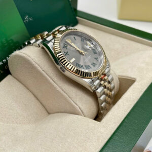 Đồng Hồ Rolex DateJust 126233 Replica Bọc Vàng 18K Mặt Số Wimbledon Nhà Máy GM 36mm (1)