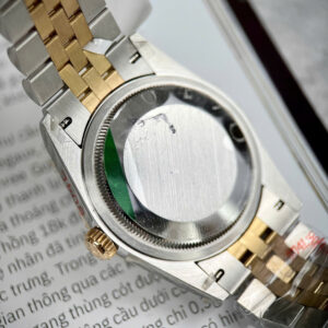Đồng Hồ Rolex DateJust 126233 Replica Bọc Vàng 18K Viền Moissanite Nhà Máy GM 36mm (1)