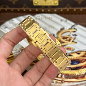 Đồng Hồ Audemars Piguet Royal Oak Jumbo Extra-thin 16204 Màu Vàng Gold Nhà Máy ZF 39mm (1)