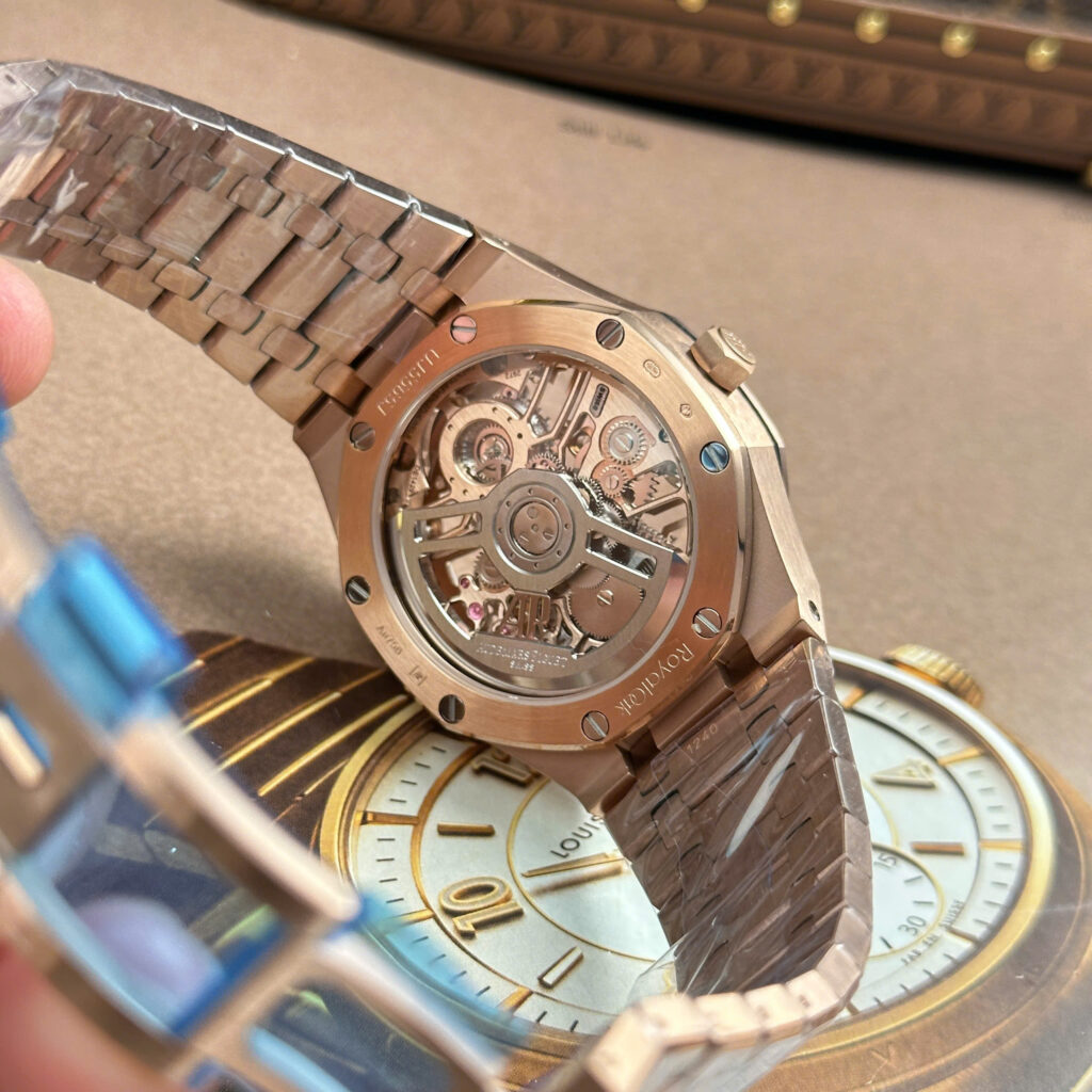 Đồng Hồ Audemars Piguet Royal Oak Ref. 26735 Rep 1 1 Tourbillon Màu Vàng Hồng 41mm (2)