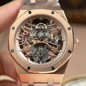 Đồng Hồ Audemars Piguet Royal Oak Ref. 26735 Rep 1 1 Tourbillon Màu Vàng Hồng 41mm (2)