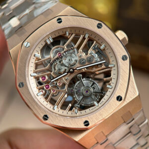 Đồng Hồ Audemars Piguet Royal Oak Ref. 26735 Rep 1 1 Tourbillon Màu Vàng Hồng 41mm (2)