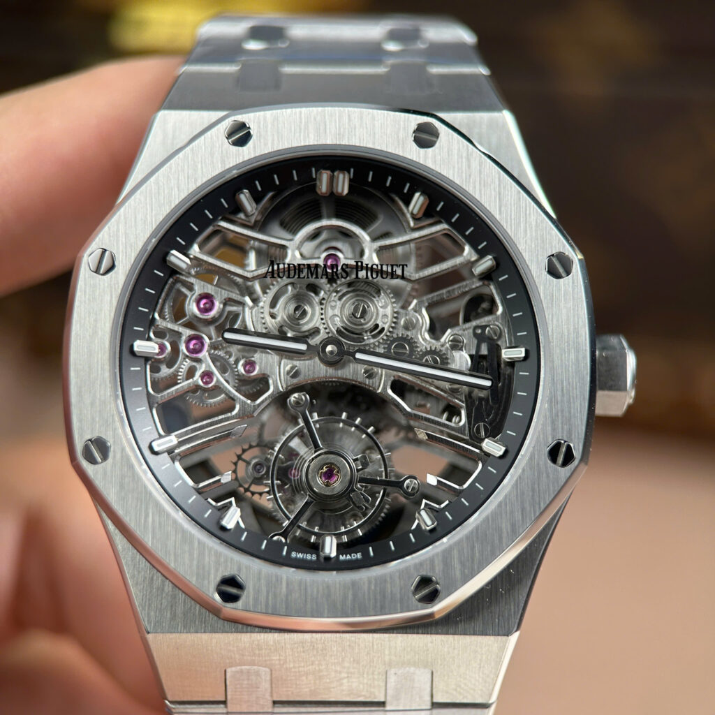 Đồng Hồ Audemars Piguet Royal Oak Ref. 26735 Rep 1 1 Tourbillon Openworked Xưởng APP 41mm (1)