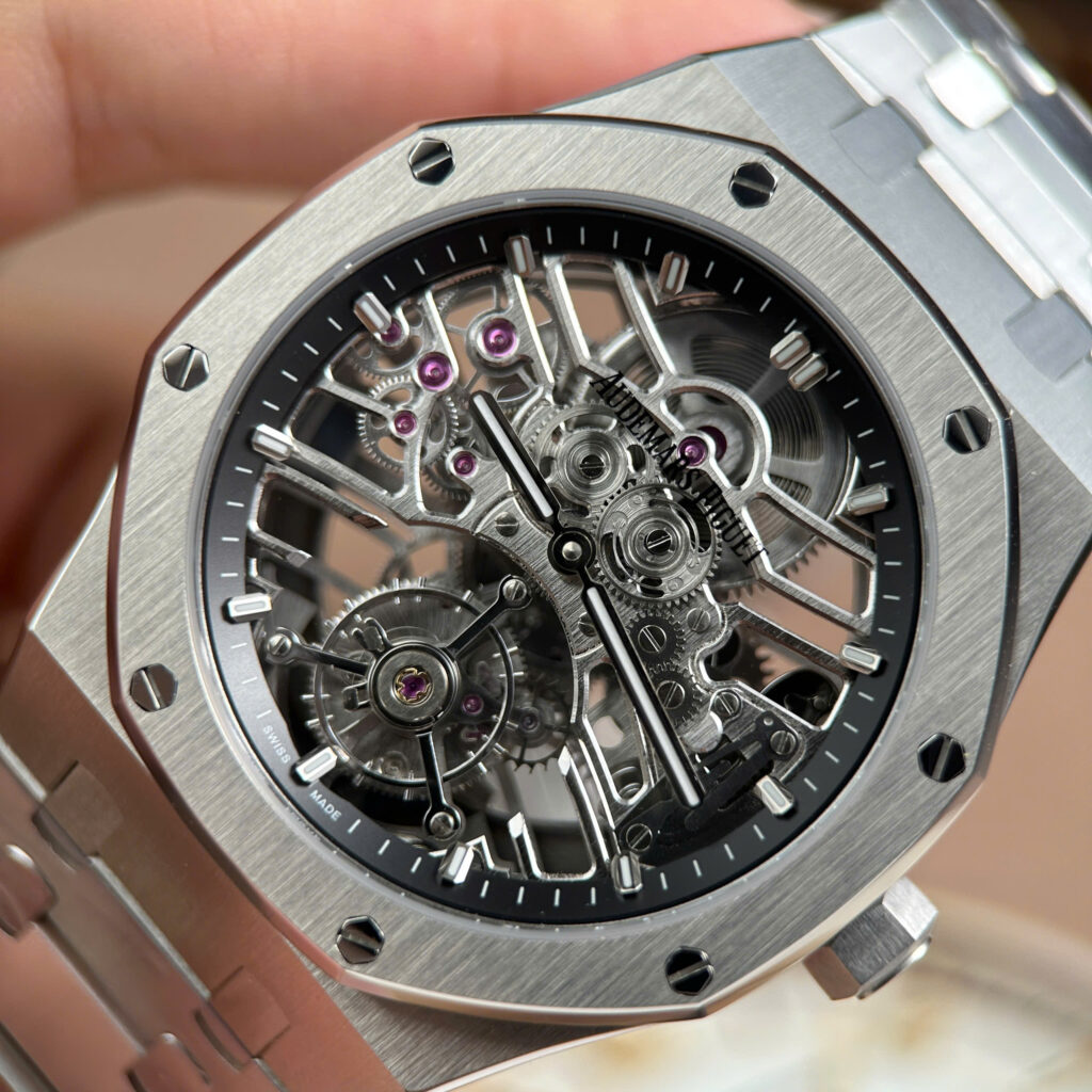 Đồng Hồ Audemars Piguet Royal Oak Ref. 26735 Rep 1 1 Tourbillon Openworked Xưởng APP 41mm (1)