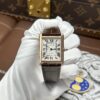 Đồng Hồ Cartier Tank Louis Màu Vàng Hồng Rep 1 1 Dây Da Cá Sấu 27.8×38 (1)