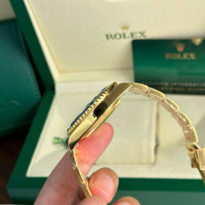 Đồng Hồ Rolex Submariner Date 126618LB Replica 1 1 Mạ Vàng Mặt Số Xanh Dương 41mm (1)