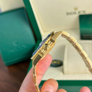 Đồng Hồ Rolex Submariner Date 126618LB Replica 1 1 Mạ Vàng Mặt Số Xanh Dương 41mm (1)