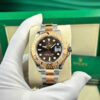 Đồng Hồ Rolex Yacht-Master 126621 Demi Vàng Hồng Replica 1 1 Mặt Chocolate 40mm (1)