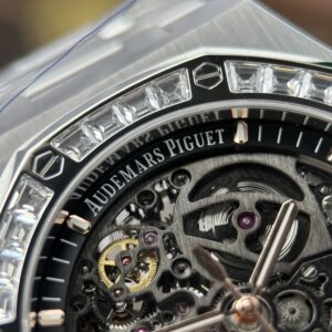 Đồng Hồ Audemars Piguet Royal Oak Double Balance Wheel Openworked 15412BC Rep 11 Cao Cấp 41mm (2)