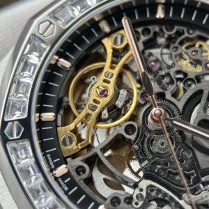 Đồng Hồ Audemars Piguet Royal Oak Double Balance Wheel Openworked 15412BC Rep 11 Cao Cấp 41mm (2)