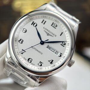 Đồng Hồ Longines Master Collection L2.755.4.78.6 Replica 11 Mặt Trắng Bạc Dây Kim Loại 40mm (2)