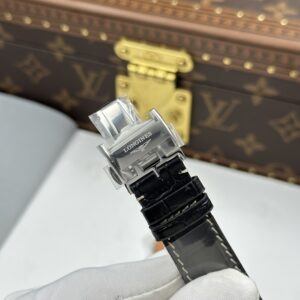 Đồng Hồ Longines Master Collection L2.793.4.78.3 Mặt Trắng Dây Da Rep Cao Cấp 40mm (2)