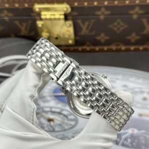 Đồng Hồ Longines Présence L4.922.4.52.6 Replica 11 Nam Mặt Đen Dây Kim Loại 40mm (2)