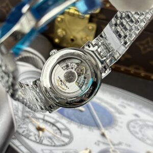 Đồng Hồ Longines Presence L4.922.4.72.6 Replica 11 Mặt Xám Bạc Dây Kim Loại 40mm (2)