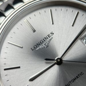 Đồng Hồ Longines Presence L4.922.4.72.6 Replica 11 Mặt Xám Bạc Dây Kim Loại 40mm (2)
