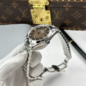 Đồng Hồ Omega Seamaster Railmaster Mặt Nâu Replica Cao Cấp Nhất 38mm (2)